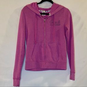 PINK Victoria’s Secret Zip Hoodie sz S
